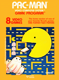 Pac-Man Atari 2600 US box art